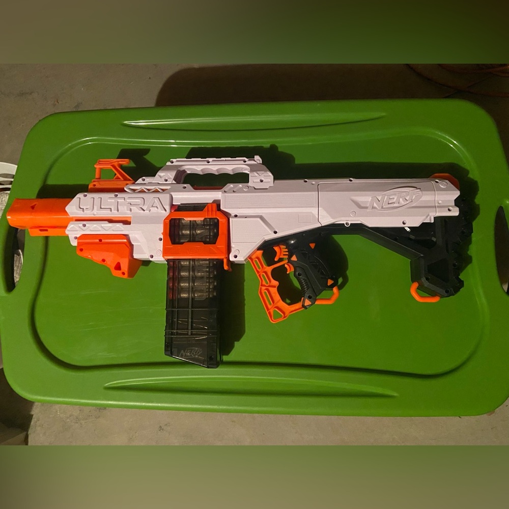 Nerf Ultra Blaster - White, Orange, and Black